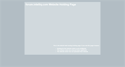 Desktop Screenshot of forum.intelliq.com